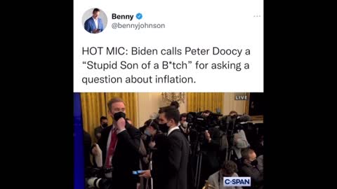 Who’s The StupiD SOB ? When Biden Doesn’t Even Know His Mic Is ON !
