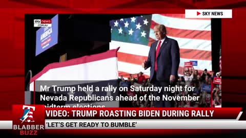 Video: Trump Roasting Biden During Rally