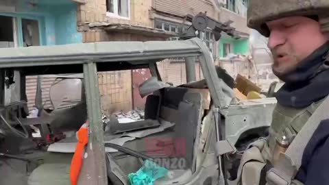 Hummer of the Marine Corps of the Armed Forces of Ukraine destroyed in Mariupol