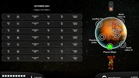 Metroid Weather App