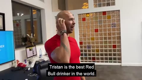 TRISTAN TATE BROKE THE RED BULL DRINKING WORLD RECORD