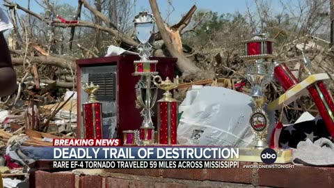 Residents assess the destruction after deadly tornadoes[720p-HD]