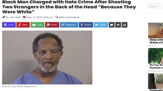 Black Man Shoots Two White People In The Back Of Their Head Because They Were White In Hate Crime