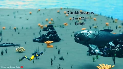 SEA MONSTERS Size Comparison 3D