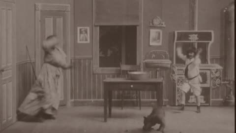 Buster's Joke (1903 Original Black & White Film)