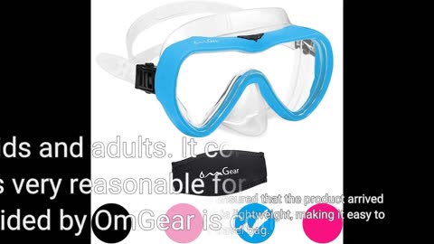 Customer Comments: OMGear Diving Mask Snorkeling Gear Kids Adult Snorkel Mask Dive Goggles Sili...