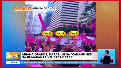 Ariana Grande,namangha sa supporters ng Robredo-Pangilinan