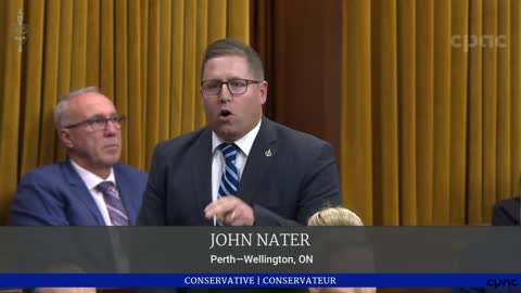 Conservative MP John Nater: "Canadians don't need a DeLorean to know how much of a failure this Liberal government has been when it comes to the environment."