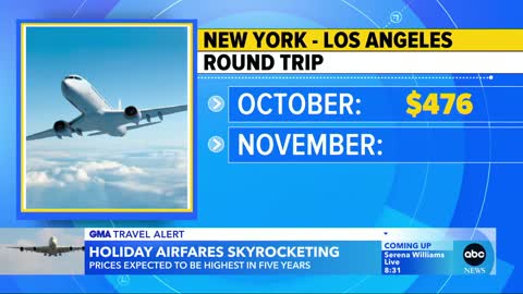 Flight prices skyrocket ahead of holiday travel l GMA