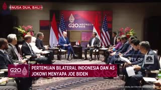 Pertemuan Bilateral Indonesia dan AS, Jokowi Menyapa Joe Biden