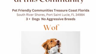 Dogs are Welcome at this Community