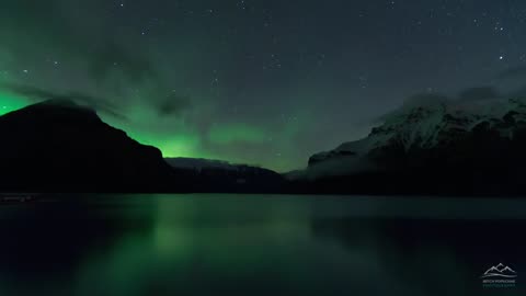 Lake Minnewanka Aurora