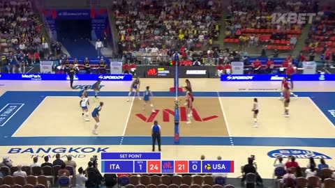 🇮🇹 ITA vs. 🇺🇸 USA - Quarter Finals / Highlights / Women's VNL 2024/ Volleyball!