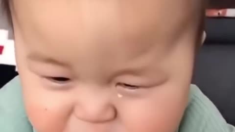 Oh No !!! Cute baby crying.mp4