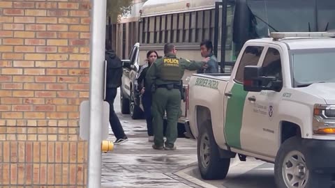 Video of Chinese nationals being released publicly to an NGO in Brownsville, TX.