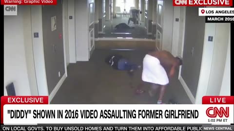 Sean "Diddy" shown in 2016 video assaulting former girlfriend