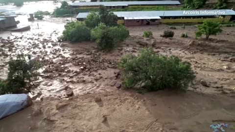 Landslide in Bolivia destroys homes, buries crops