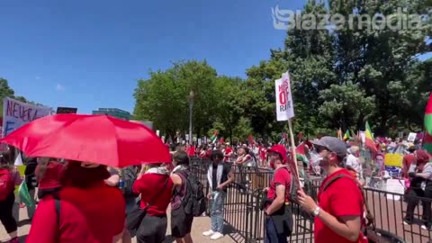 Pro-Hamas Protesters Surround the White House