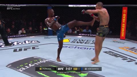 Israel Adesanya vs Alex Pereira 2 | FREE FIGHT | UFC 293