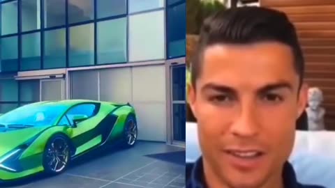 Cristiano Ronaldo reacts