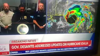 Gov. Desantis addresses update on Hurricane Idalia.