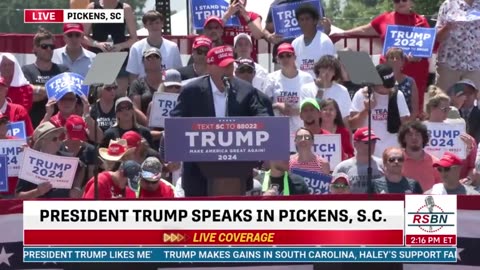 Donald Trump MAGA Rally in Pickens South Carolina - July 1, 2023