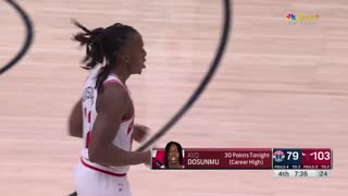 NBA - Ayo Dosunmu gets to the basket to reach a new career high of 30 points 👏👏 Wizards-Bulls