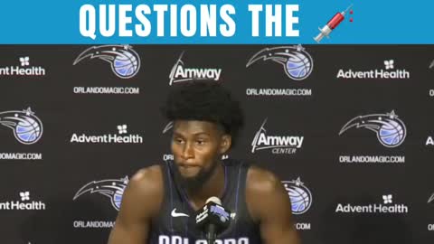 NBA Orlando Magic Jonathan Issac questions the vax