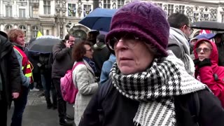 French protesters slam decision backing pension reform