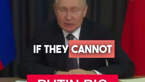 Putin Big Statement