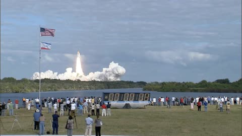 Space X.The view of launch