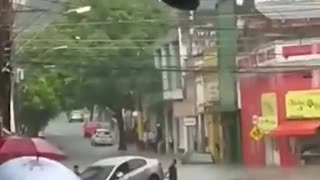 Heavy rains and flooding in Manaus, Brazil