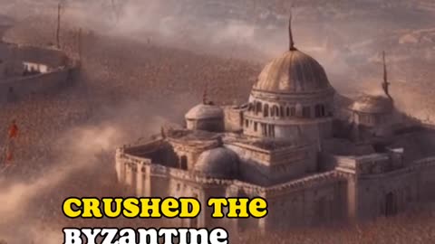 The Muslim King Sign Fear From Byzantine Army""