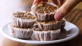 Healthy Chocolate Chip & Apple Banana Oatmeal Muffins (2 Ways)