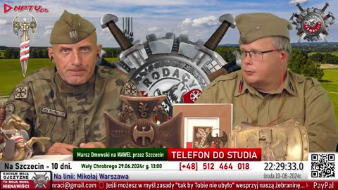 Dmowski na Szczecin - 10 dni. Śr 19.06.2024r. W. Olszański, M. Osadowski NPTV.pl Rodacy Kamraci