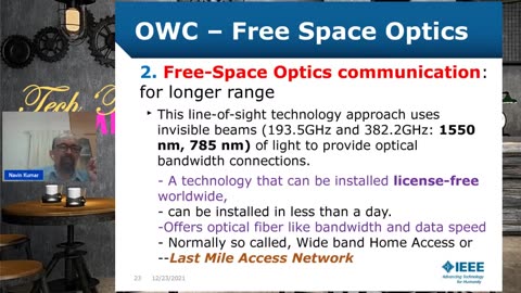 IEEE Virtual Speaker Bureau Program: “Visible Light Communication and LiFi”" (2021)