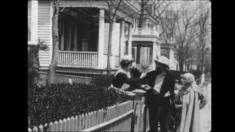 The Peach Basket Hat (1909 Original Black & White Film)