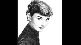 Sketching Audrey Hepburn