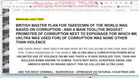 BRITISH MASTER PLAN FOR TAKEDOWN OF THE WORLD WAS BASED ON CORRUPTION AND A MAIN TOOL OF CORRUPTION