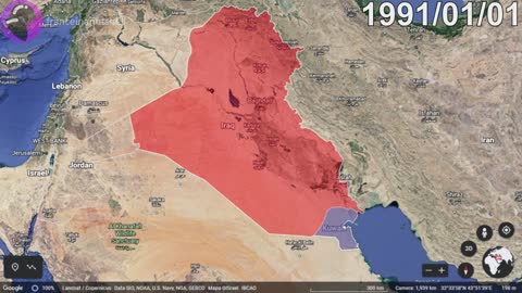 The Gulf War Every Day Google Earth