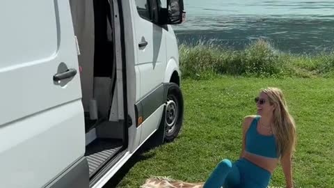 You're 7 months old, living your best life. Living in a Van, roadtripping Europe