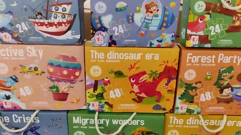 Puzzles for Kids Ages 4-8 Puzzles Preschool Educational Learning Toys Set for Toddler Boys and Girls