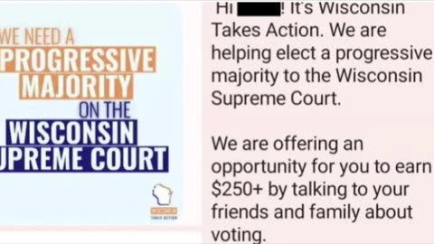 Wisconsin: Election Bribery Scheme Discovered in Wisconsin Supreme Court Race
