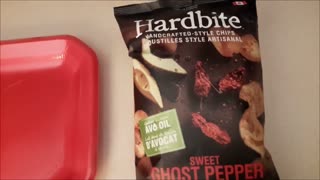 Trying out Hardbites Ghost Pepper Chips