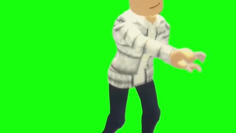 Roblox Guy Dancing | Green Screen