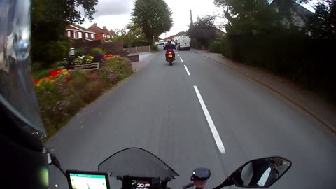 Bassetts Pole return leg 22 Aug 2023 on the Yamaha MT-09