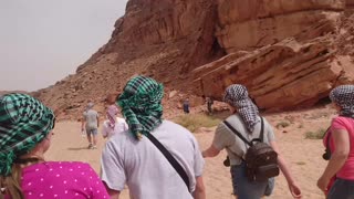 Egipt, pustynia, kanion i Beduini