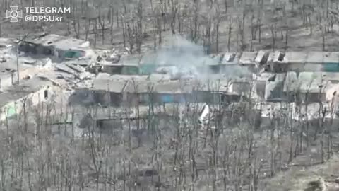 Ukraine : Aerial reconnaissance detected enemy garage