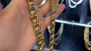 Solid Gold Chino Link Chains on Sale