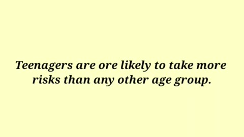 Teenagers Facts